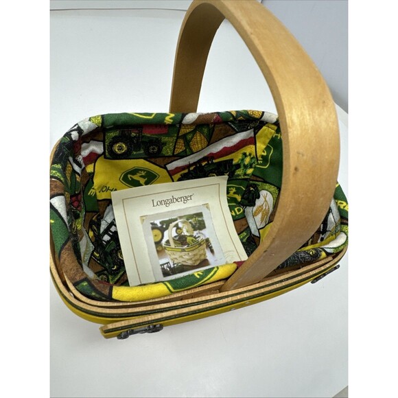 John Deere Tractor Longaberger Basket Liner Serving Solutions Protector Tea 2006 - Picture 15 of 16